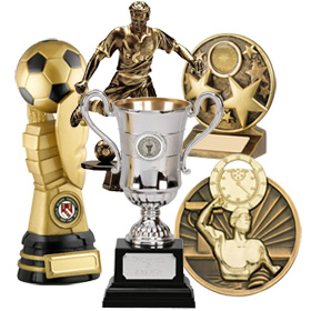 A selection of trophies